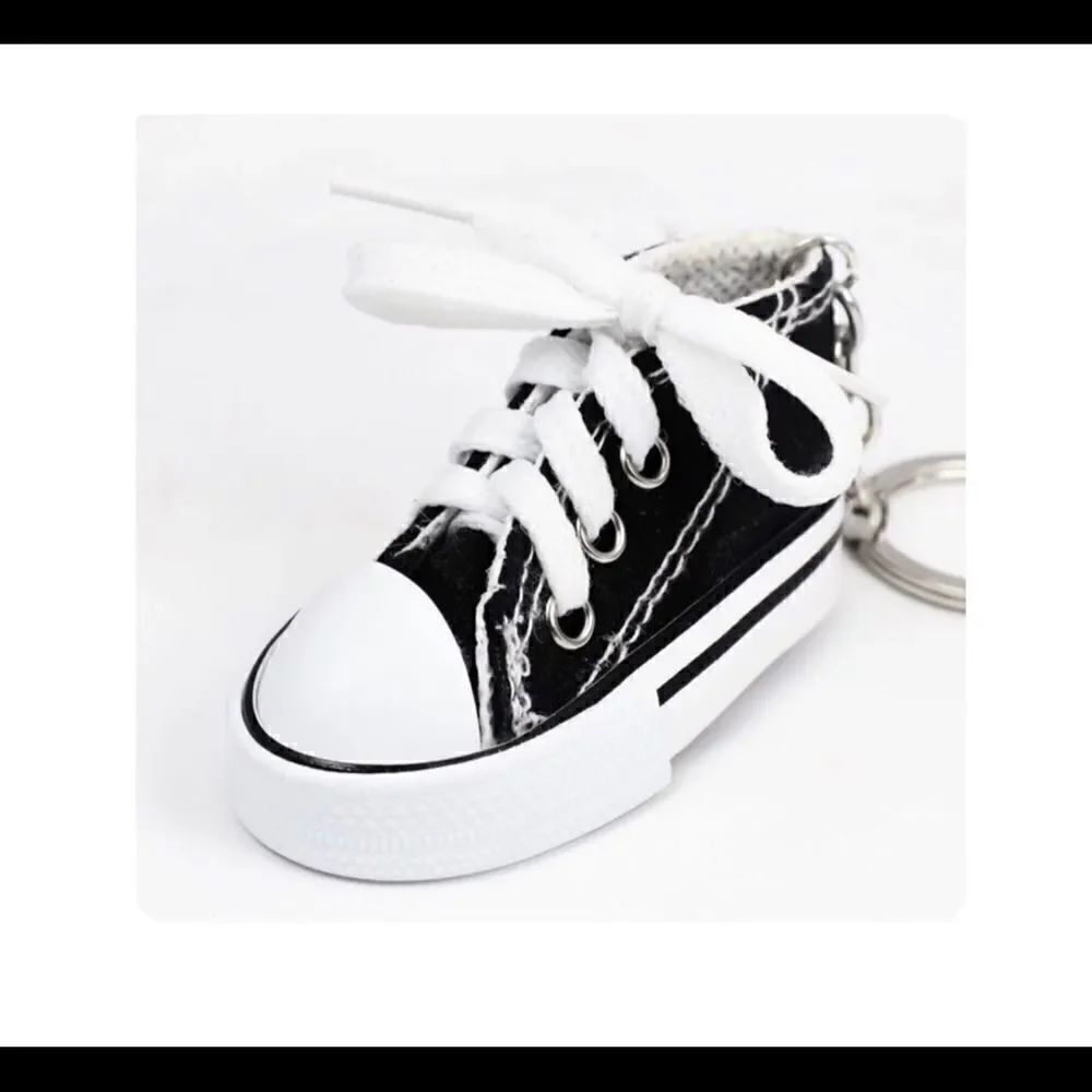 Black Shoe Keychain 